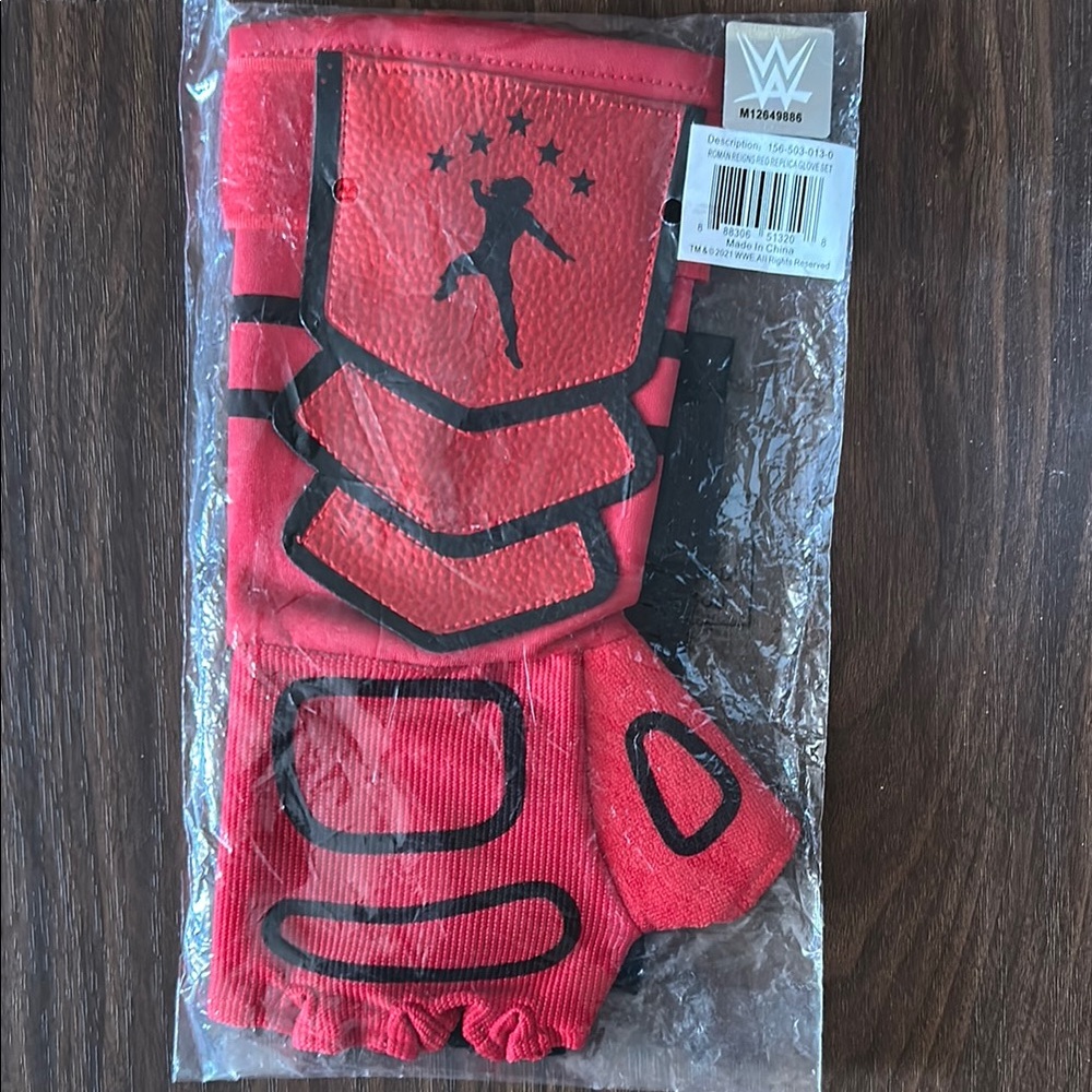 Red Roman Reigns WWE Replica Glove